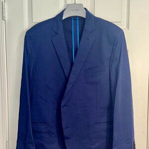 Twillory Performance Blazer – Men’s 48R – Blue – Stretch Travel Sport Coat
